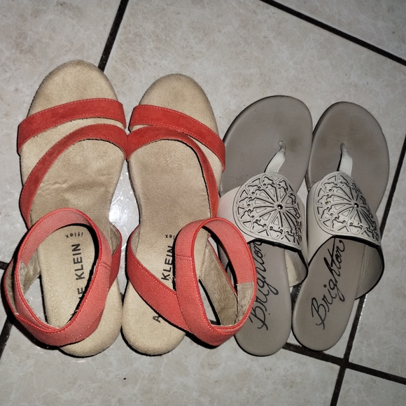 Brighton & Anne Klein Bundle Sandals Size 8 - Picture 3 of 16